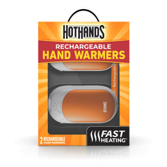 HotHands rechargeable hand warmers in a compact design deliver fast, portable warmth.