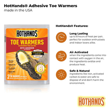 HotHands toe warmers after use being disposed with regular trash