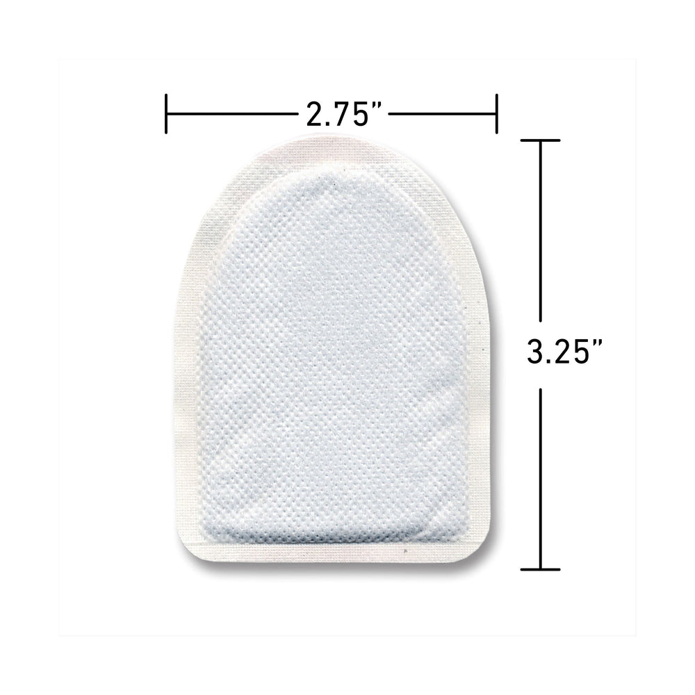 HotHands toe warmers generating heat through natural materials