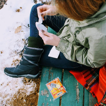 HotHands toe warmers featuring natural materials and safety design