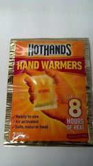 HotHands two hand warmers provide up to eight hours of safe, convenient heat for chilly outdoor activities.