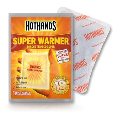 HotHands warmers activation point shows easy heat onset in minutes.