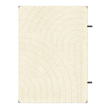 Hotkoko camping blanket used at stadiums to stay warm at events.
