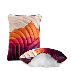 Hotkoko camping pillow in tent setup for restful camping sleep.