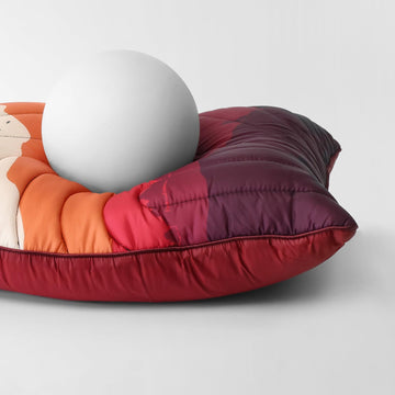 Hotkoko camping pillow lightweight design eases packing.