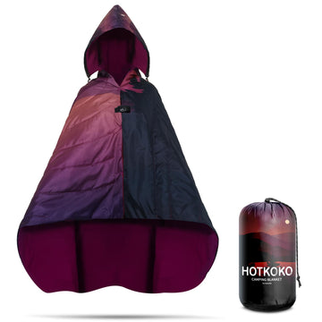 hotkoko waterproof stadium blanket hooded offers dry warmth for outdoor games