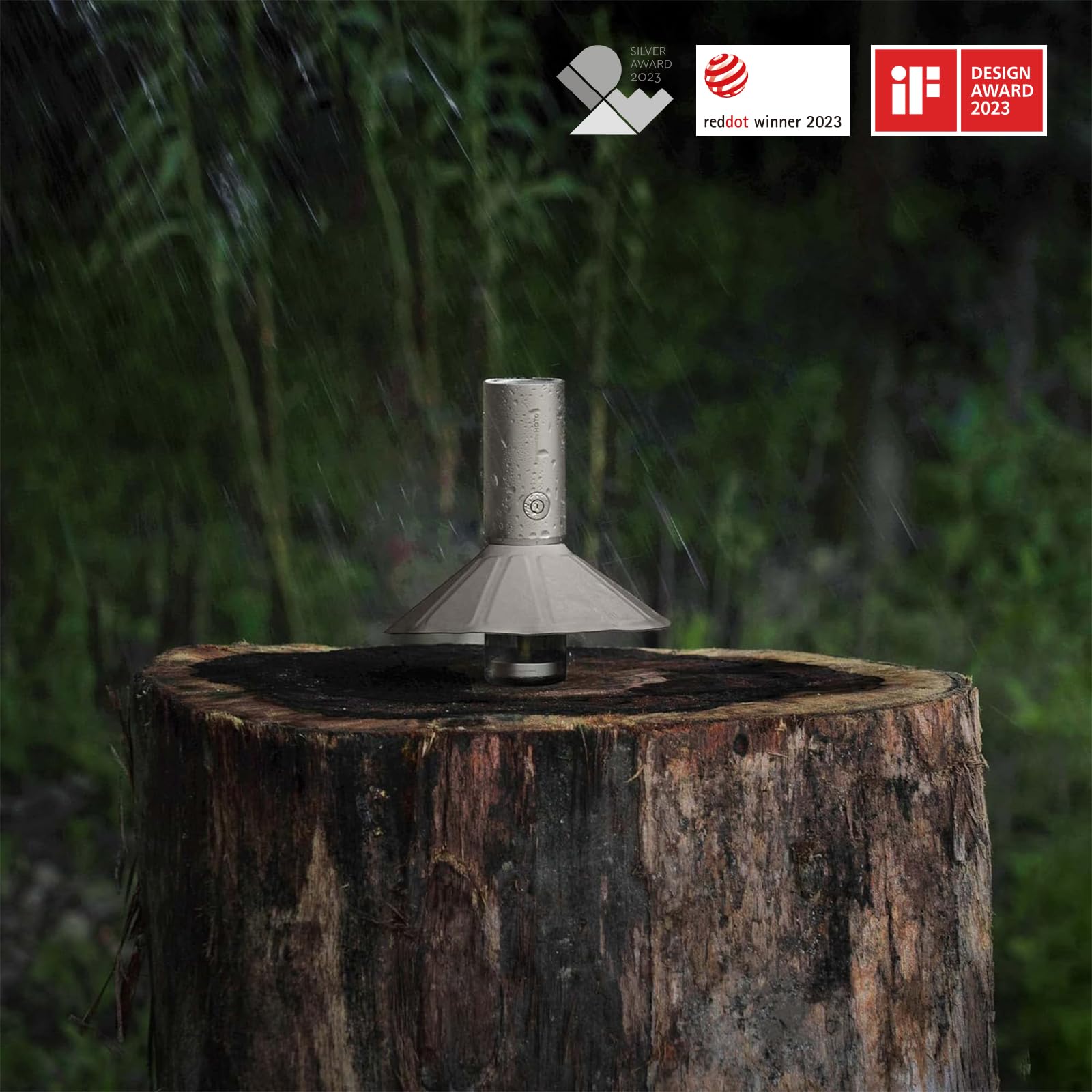 HOTO detachable lampshade magnetic feature for glare control and storage.