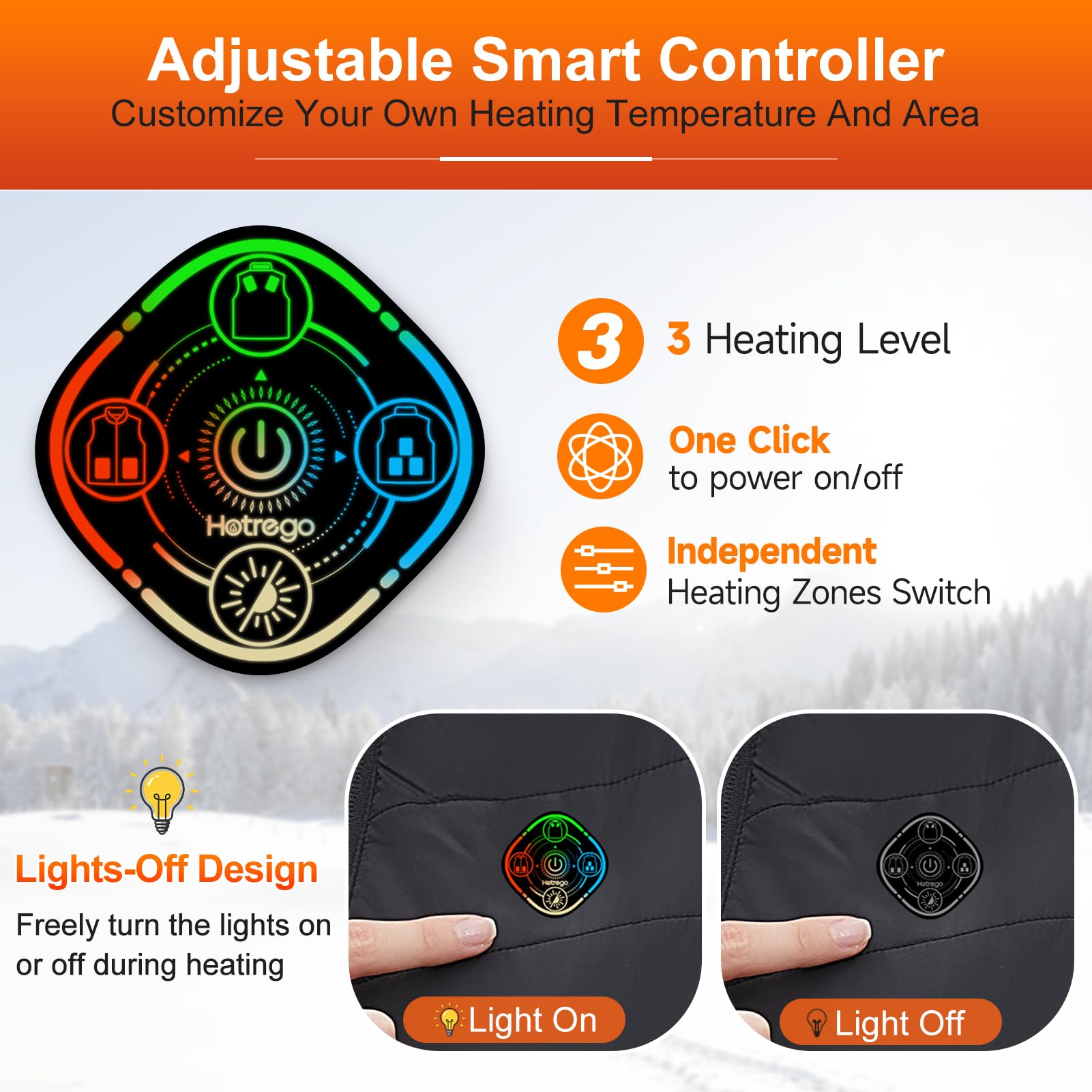 Hotrego battery pack compact and powerful for long-lasting warmth on the go