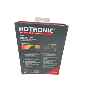 Toe-heating surround element delivers even warmth across the toes.