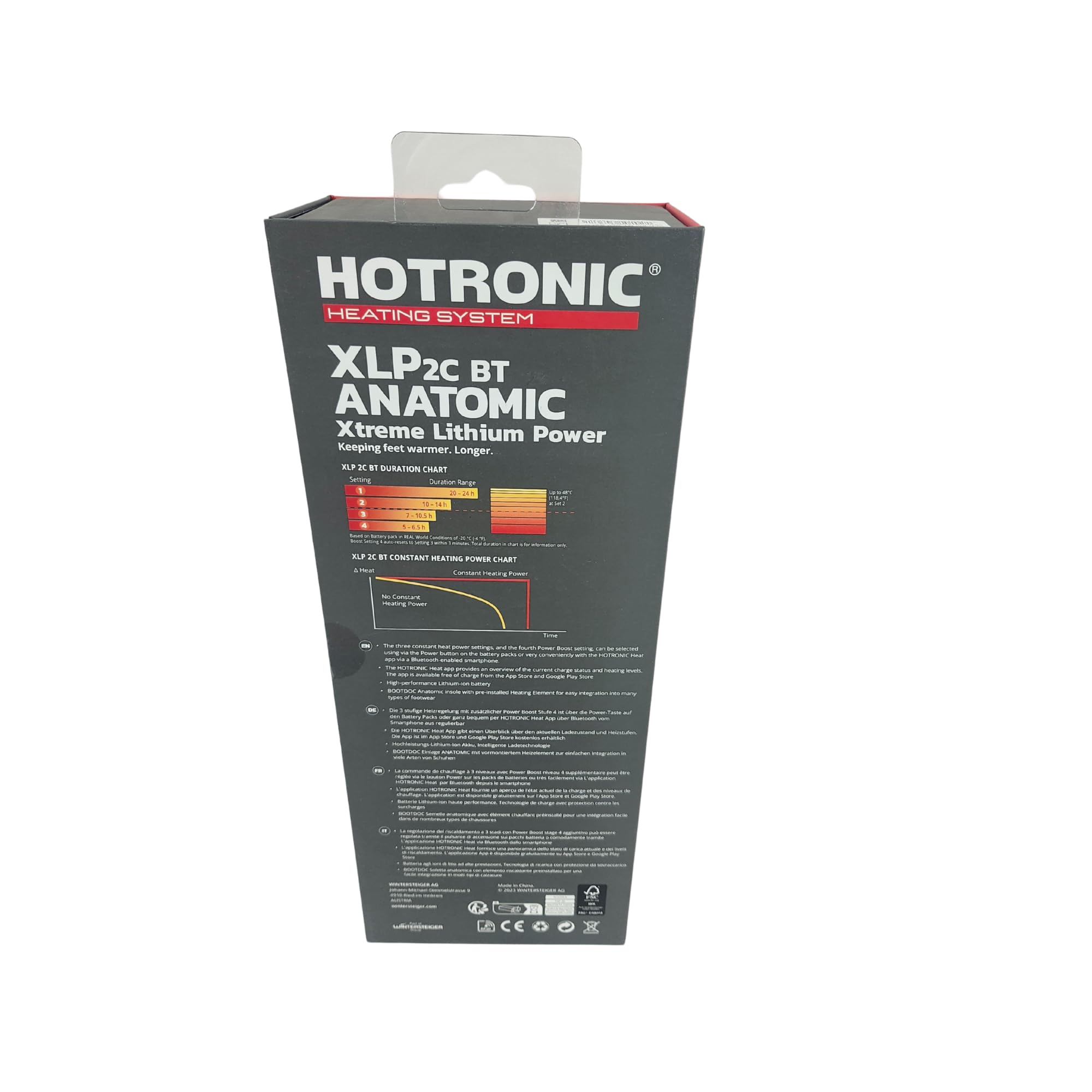 Hotronic winter warmth use case with toes comfortably heated