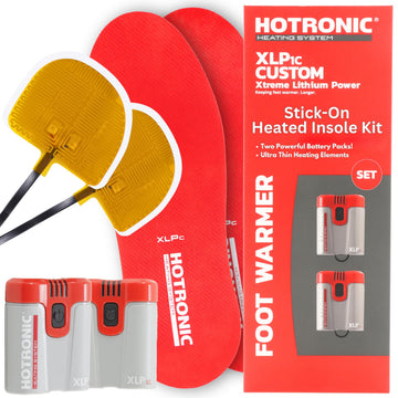 Hotronic XLP 1C Custom Set battery with heat level controls for all-day warmth.