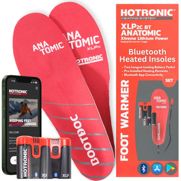 Hotronic XLP 2C BT BDI set insole assembly provides even warmth for all day comfort
