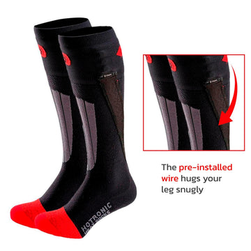 Hotronic XLP 50 Classic heat socks compatible with heating elements for extra warmth.