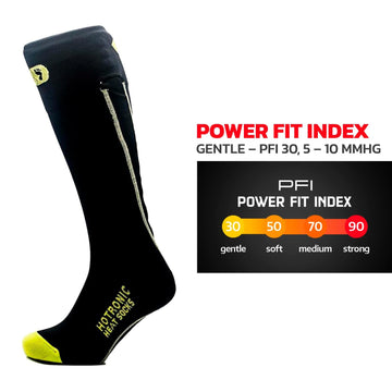 Hotronic XLP PFI 30 Classic Thin Heat Socks gentle compression and comfortable fit