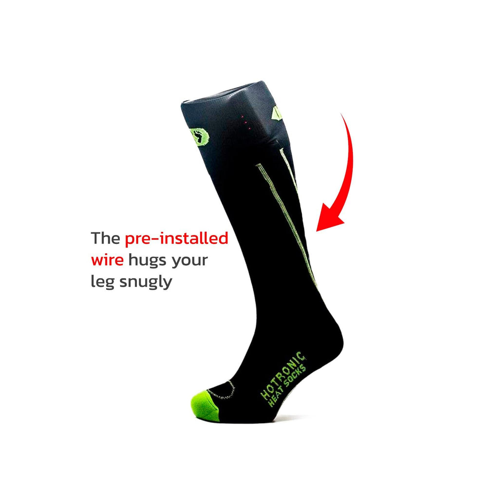 Hotronic XLP PFI 30 Surround Thin Heat Socks reinforced toe and heel for durability