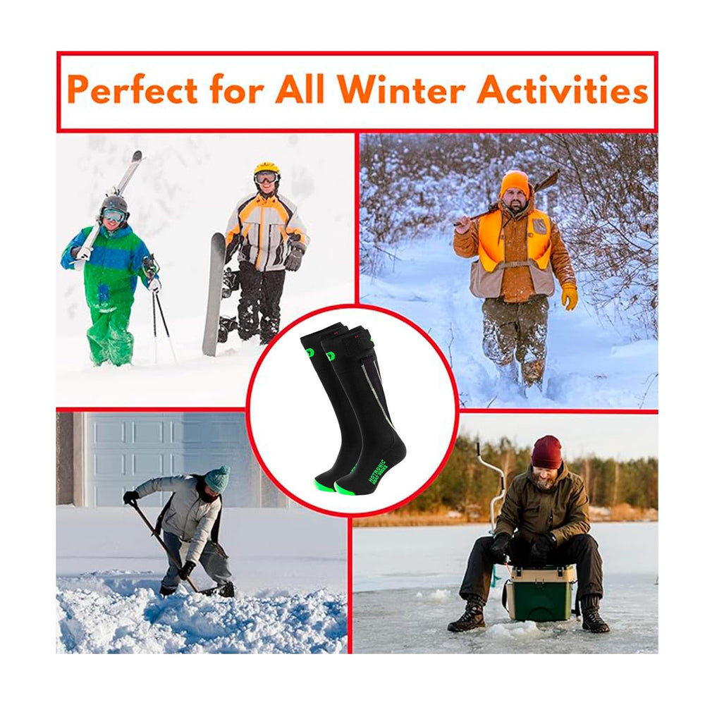 Hotronic XLP PFI 30 Surround Thin Heat Socks worn inside boots for warmth