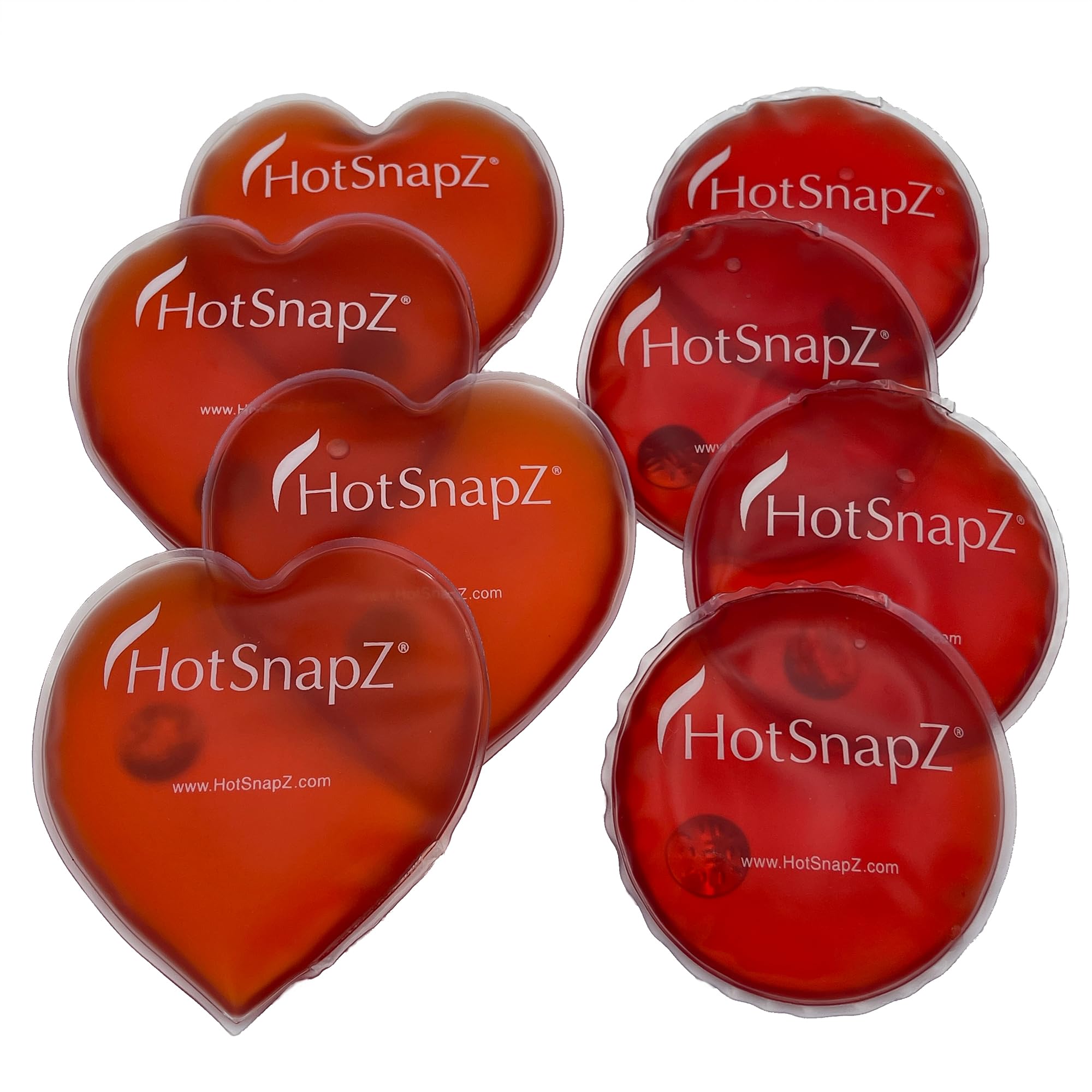 HotSnapZ heart hand warmer providing long-lasting warmth during chilly strolls