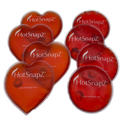 HotSnapZ heart hand warmer providing long-lasting warmth during chilly strolls