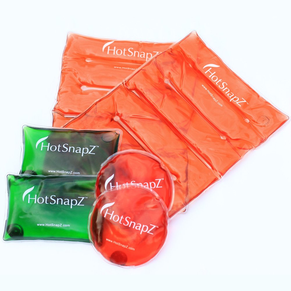 HotSnapZ large heat pack in action providing instant warmth.