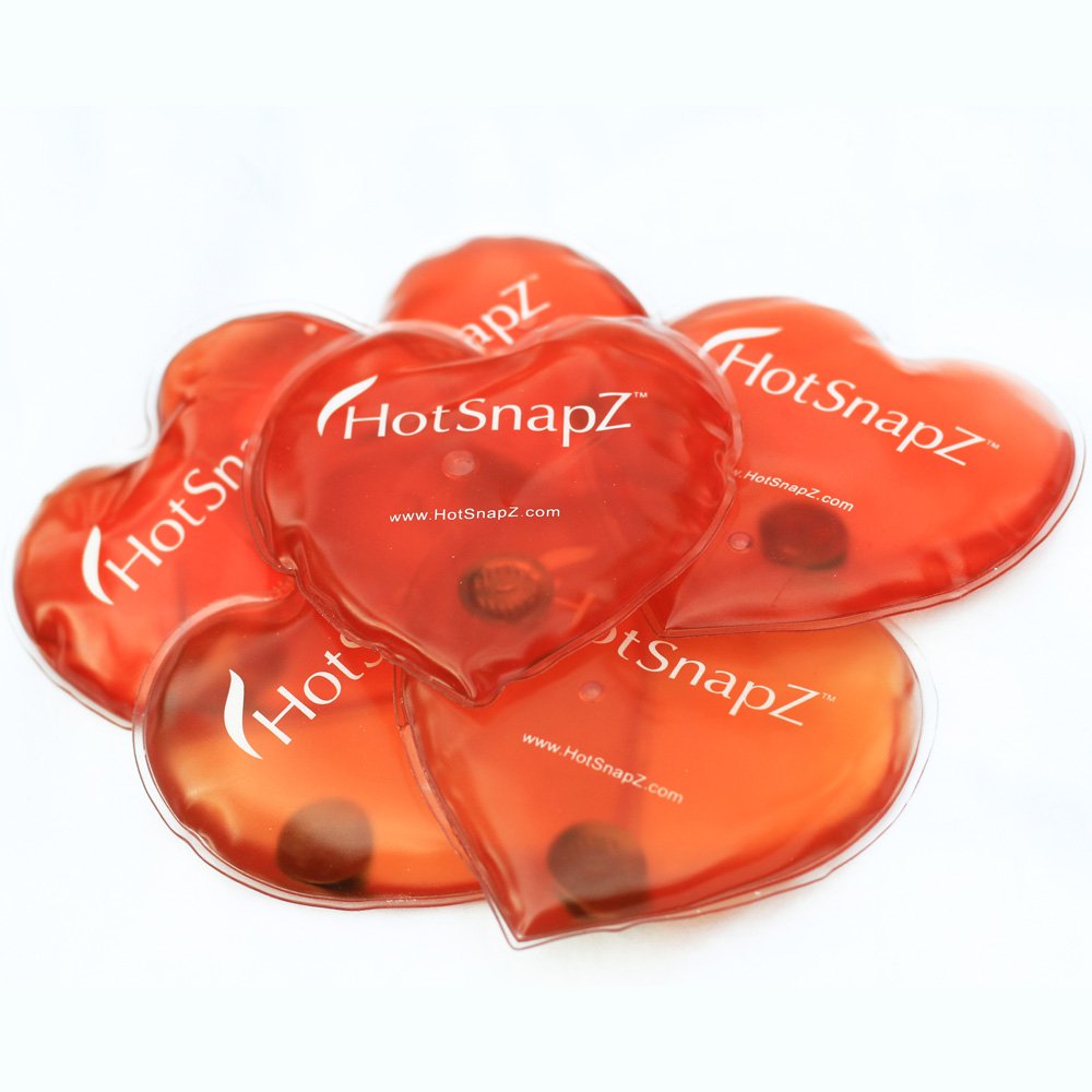 HotSnapZ lifetime warranty badge on reusable heat packs