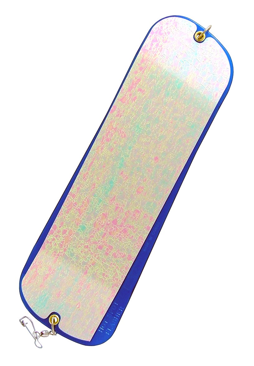 Hotspot Flasher Glow-Blue Large with UV reflection for longer-range salmon visibility