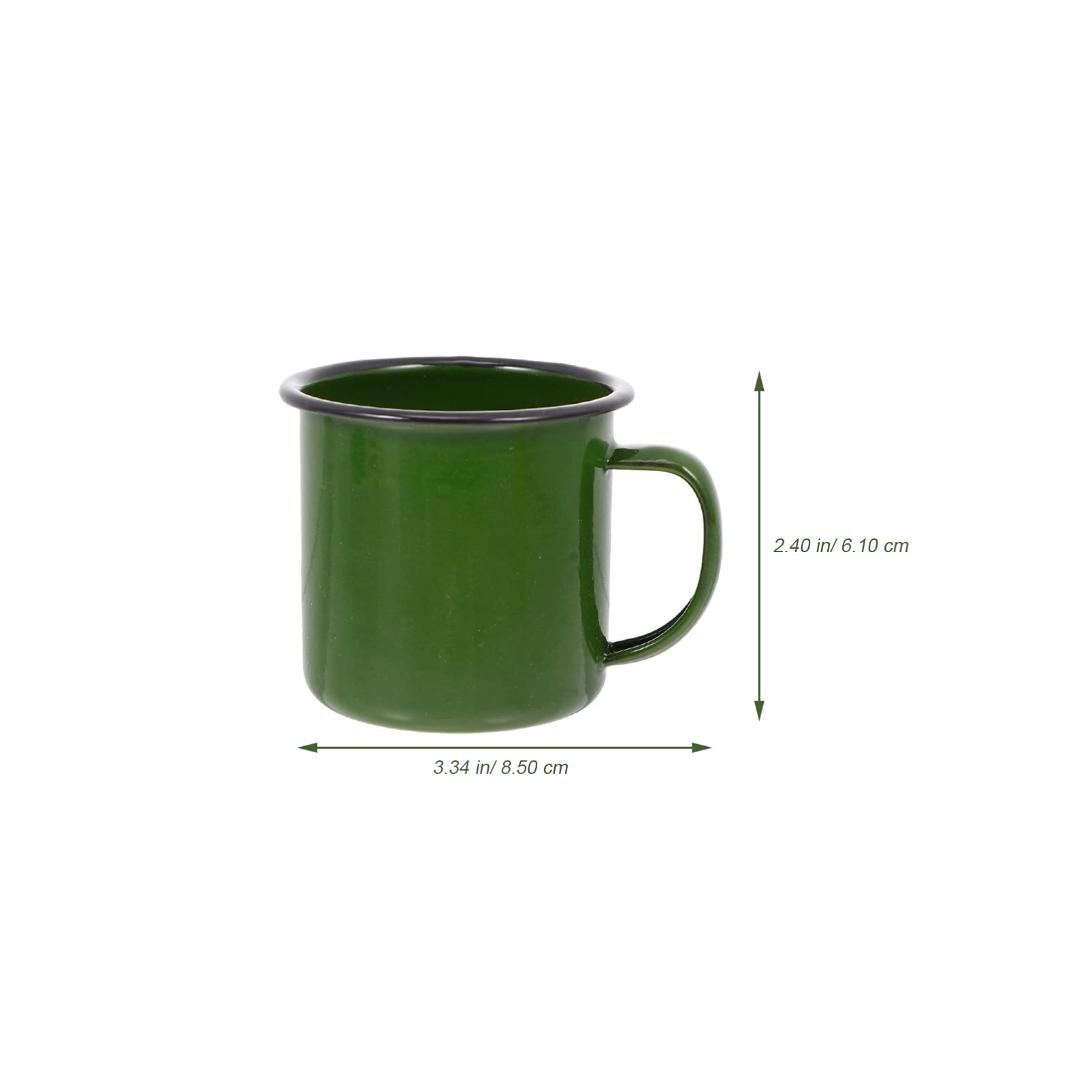 Housoutil small enamel mug for espresso or hot beverages on hikes