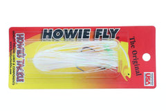 Howies Howie Rigged Flys in white, pulsating skirt lure for salmon and steelhead