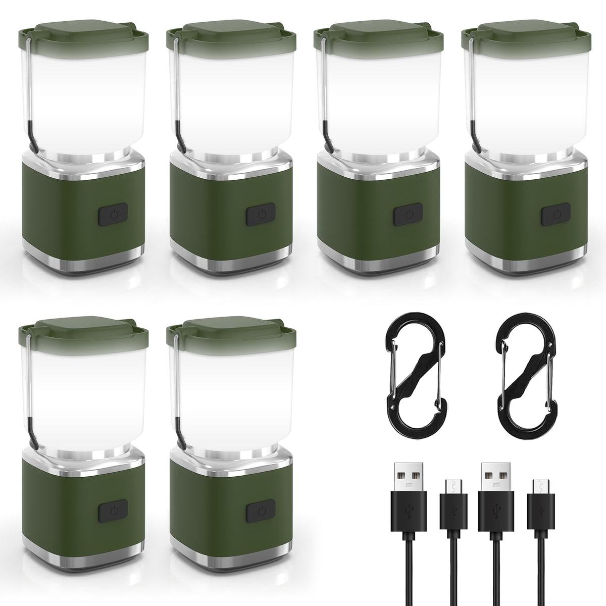 Hoxida LED camping lantern rechargeable 2000lm, bright for entire tent nights.