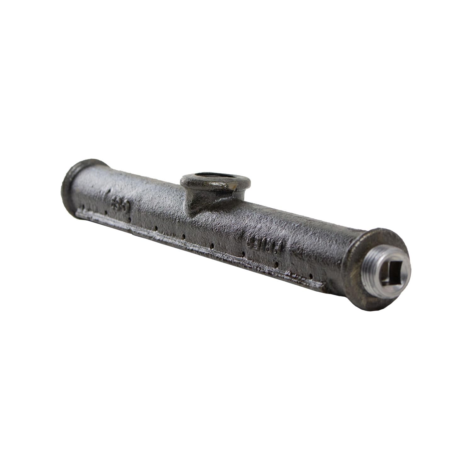 HPC Prier log lighter installation showing multiple gas inlets for quick setup.