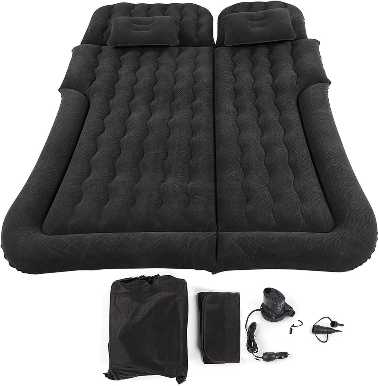 HPJHBMDM inflatable mattress with skin-friendly surface offers gentle comfort.
