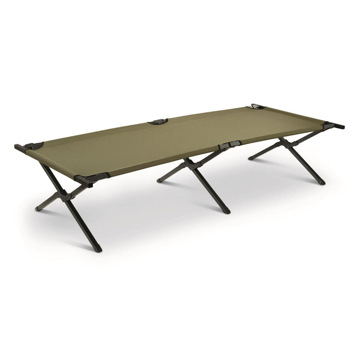 HQ ISSUE camping cot folding bed for easy transport and quick setup at outdoor camps
