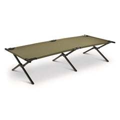 HQ ISSUE camping cot folding bed for easy transport and quick setup at outdoor camps