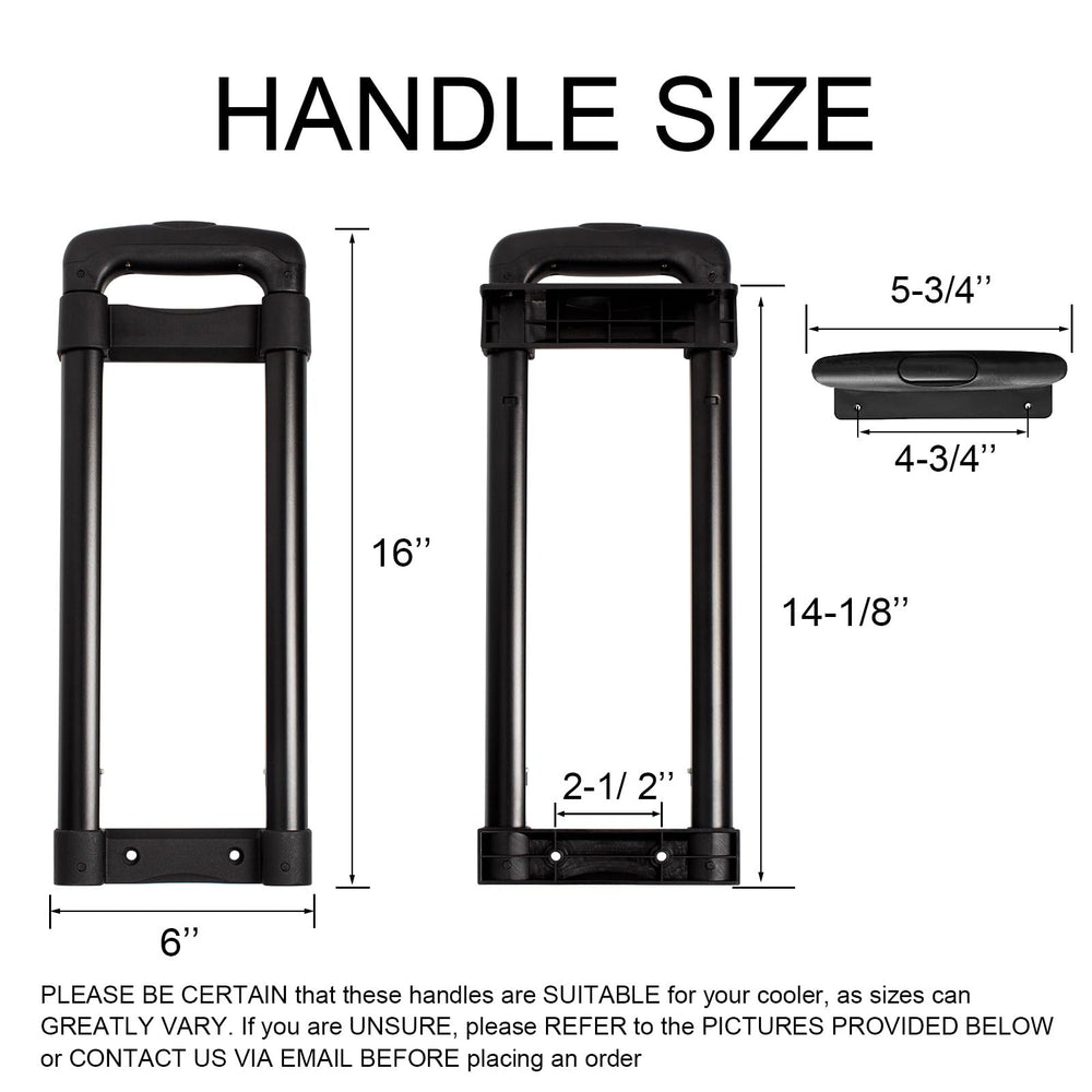HQAPR replacement handle fits Ice Cube and Latitude 60 Qt with reduced wear.