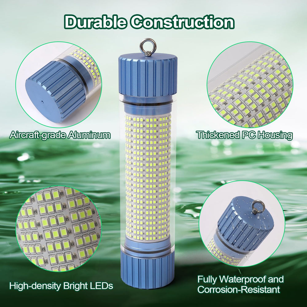 HQLYZJDV 9000mAh rechargeable battery keeps you fishing longer between charges