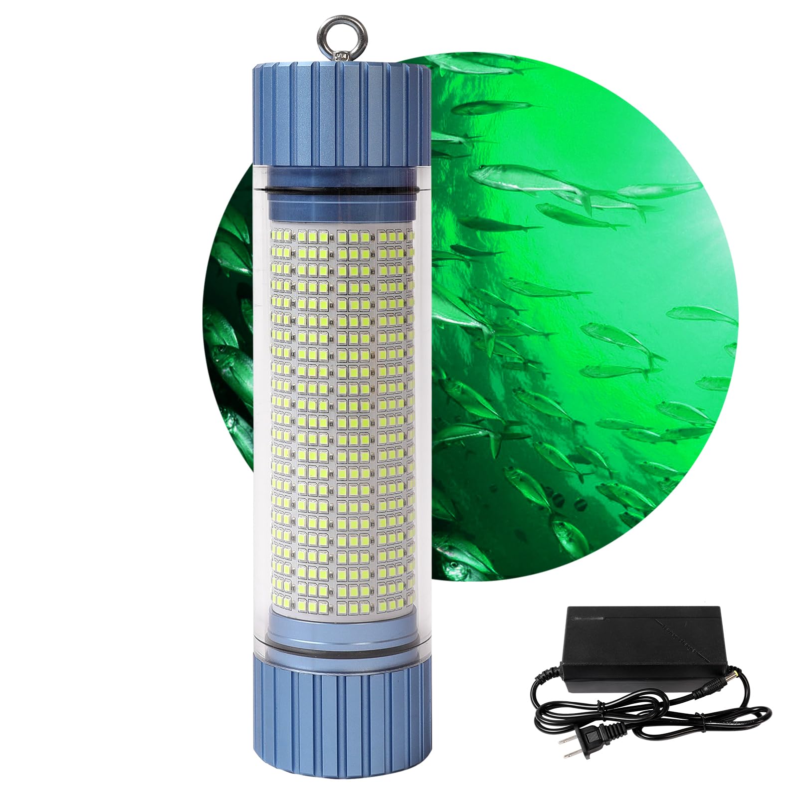 HQLYZJDV underwater fishing light battery power for reliable night fishing illumination