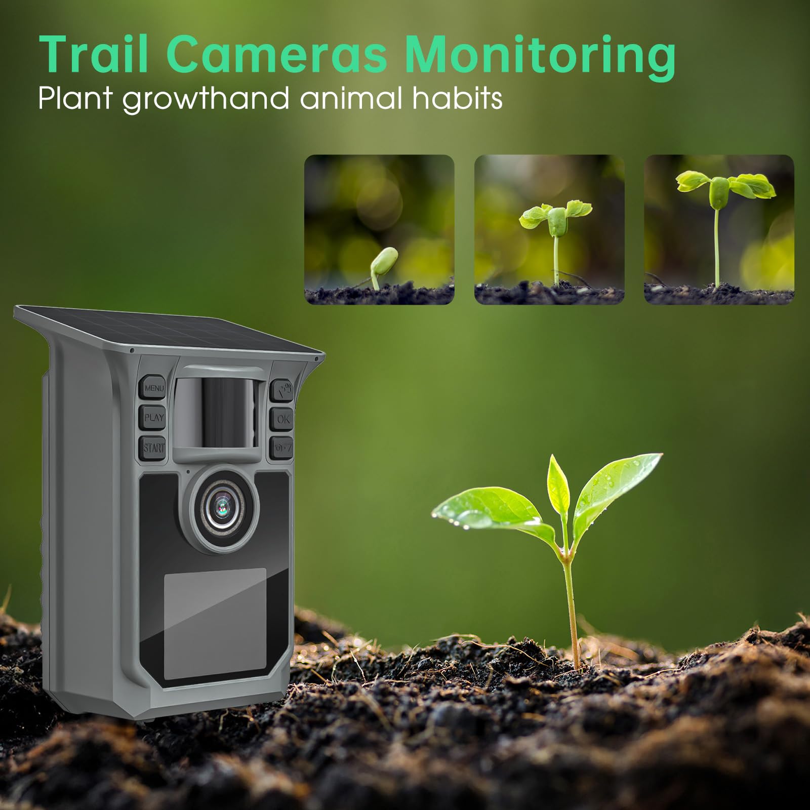 Hrivcam Trail Camera IP67 waterproof design withstands rain and dust