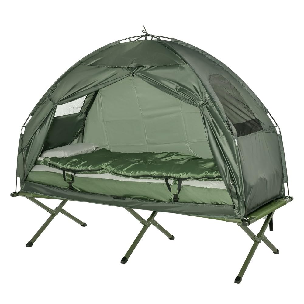 HRVEOCEI folding cot packs into a compact carry bag