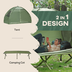 HRVEOCEI tent cot bed assembly with minimal parts for easy setup.