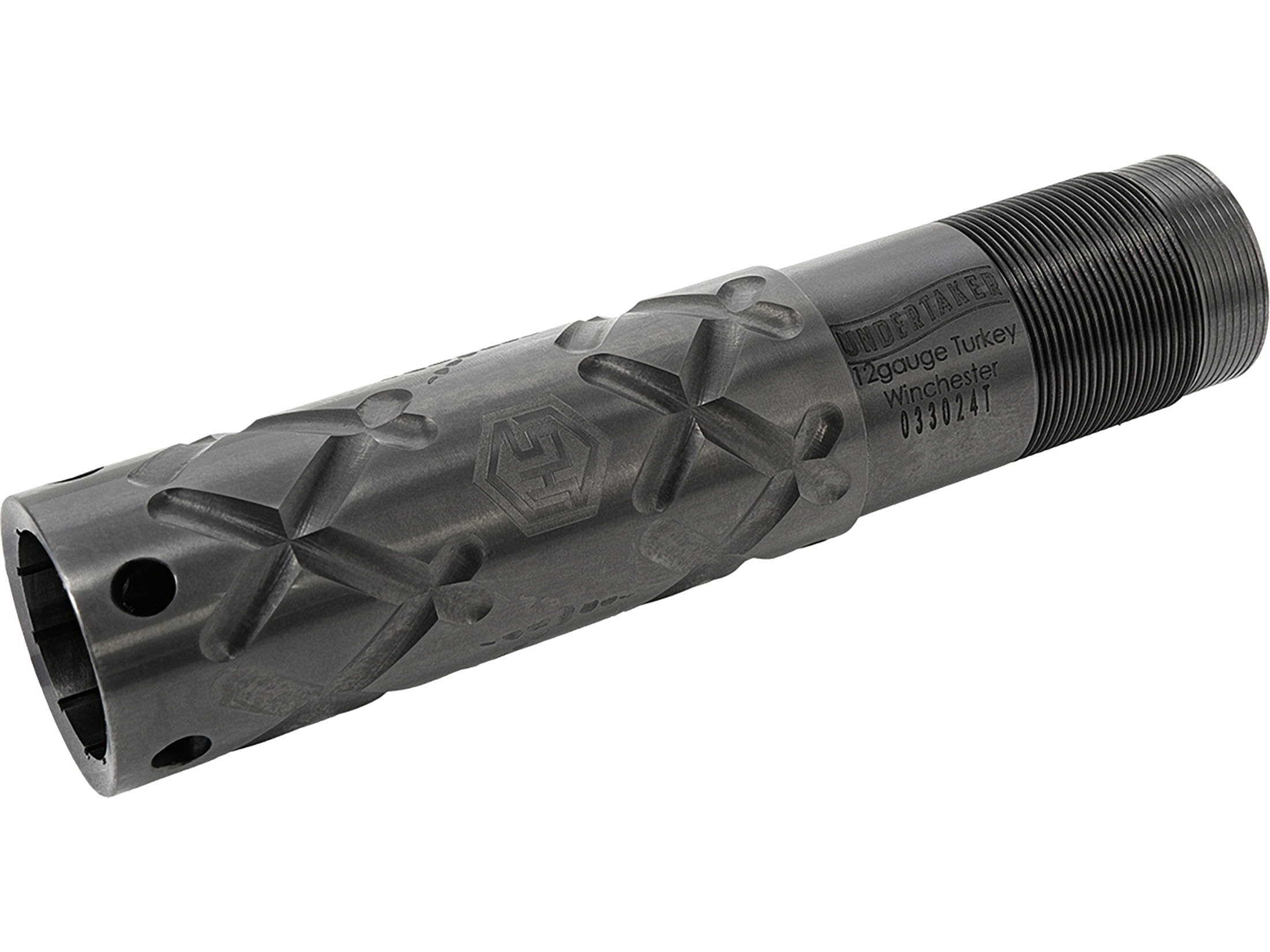 H.S. STRUT Undertaker Pro turkey choke tube for 12ga improves pattern density at extended range.