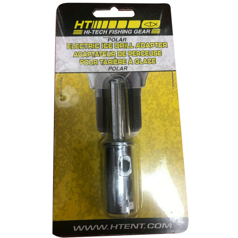 HT PDA-1 Polar Ice Drill Adaptor offers universal compatibility with most hand ice augers.