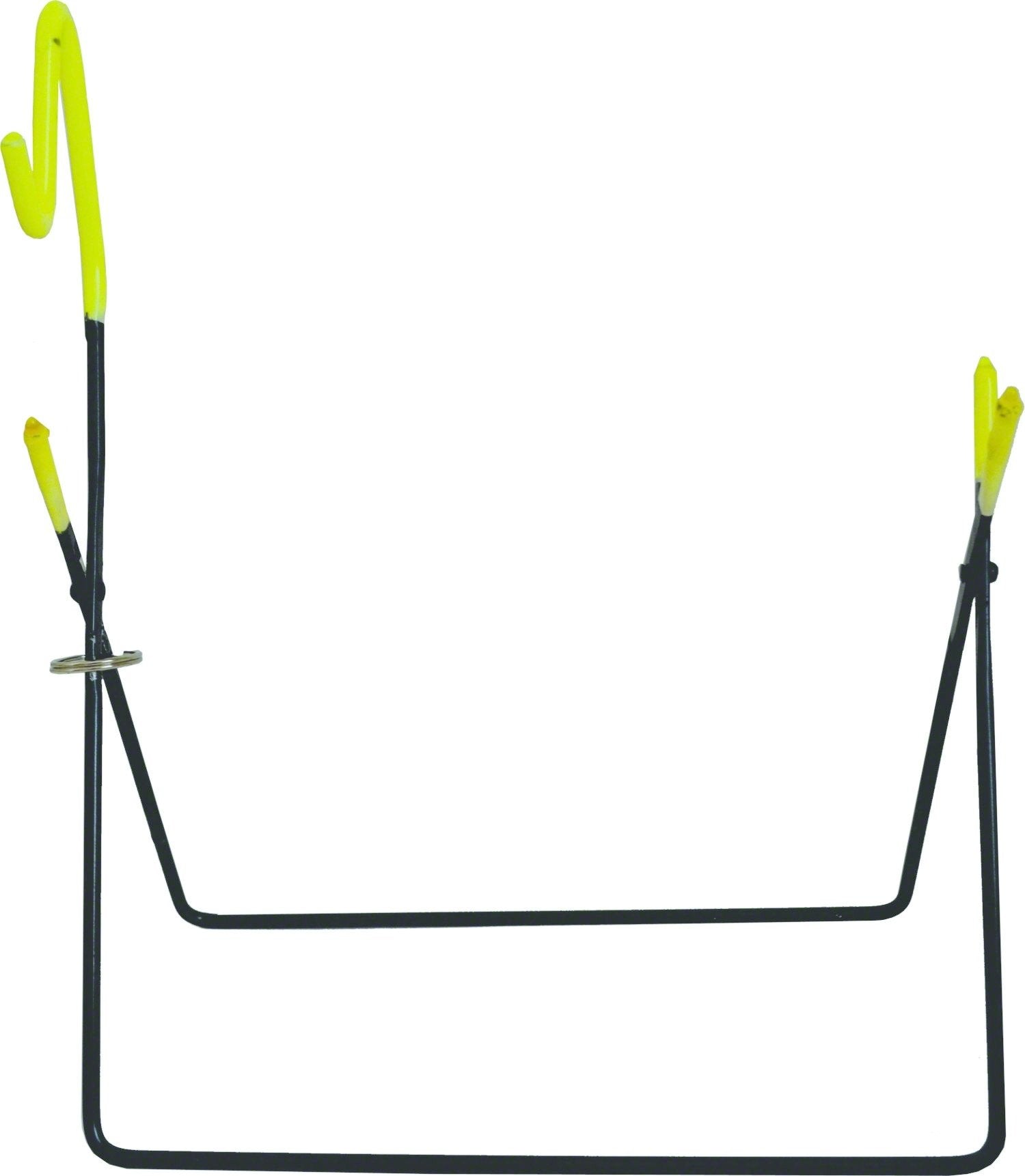 HT LNH-100 Lift N' Hook rod holder on boat rail provides secure, hands-free rod management