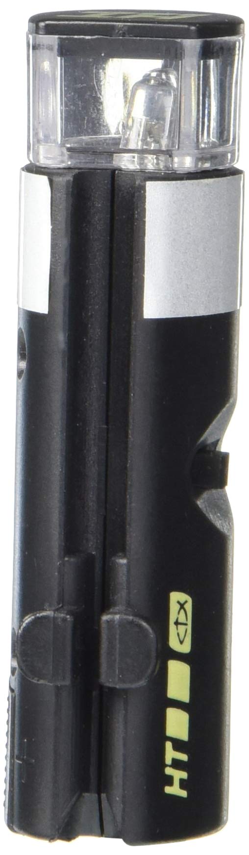 HT Nightstar tip-up light illuminated, showcasing dual light system for versatile night fishing setups