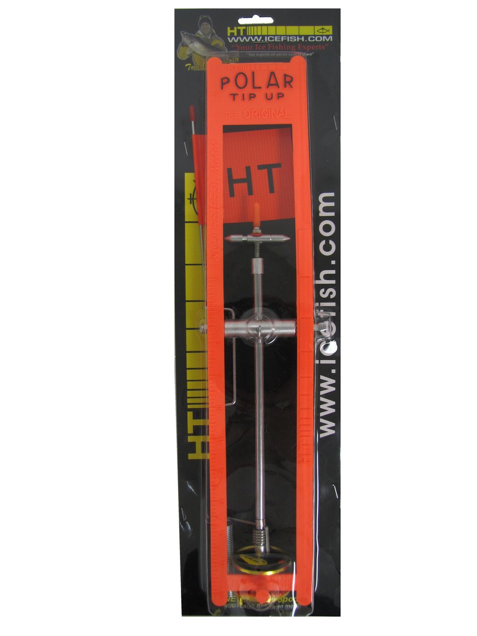 HT Polar Tip-Up Black frame-end design enables fast pickup on ice.