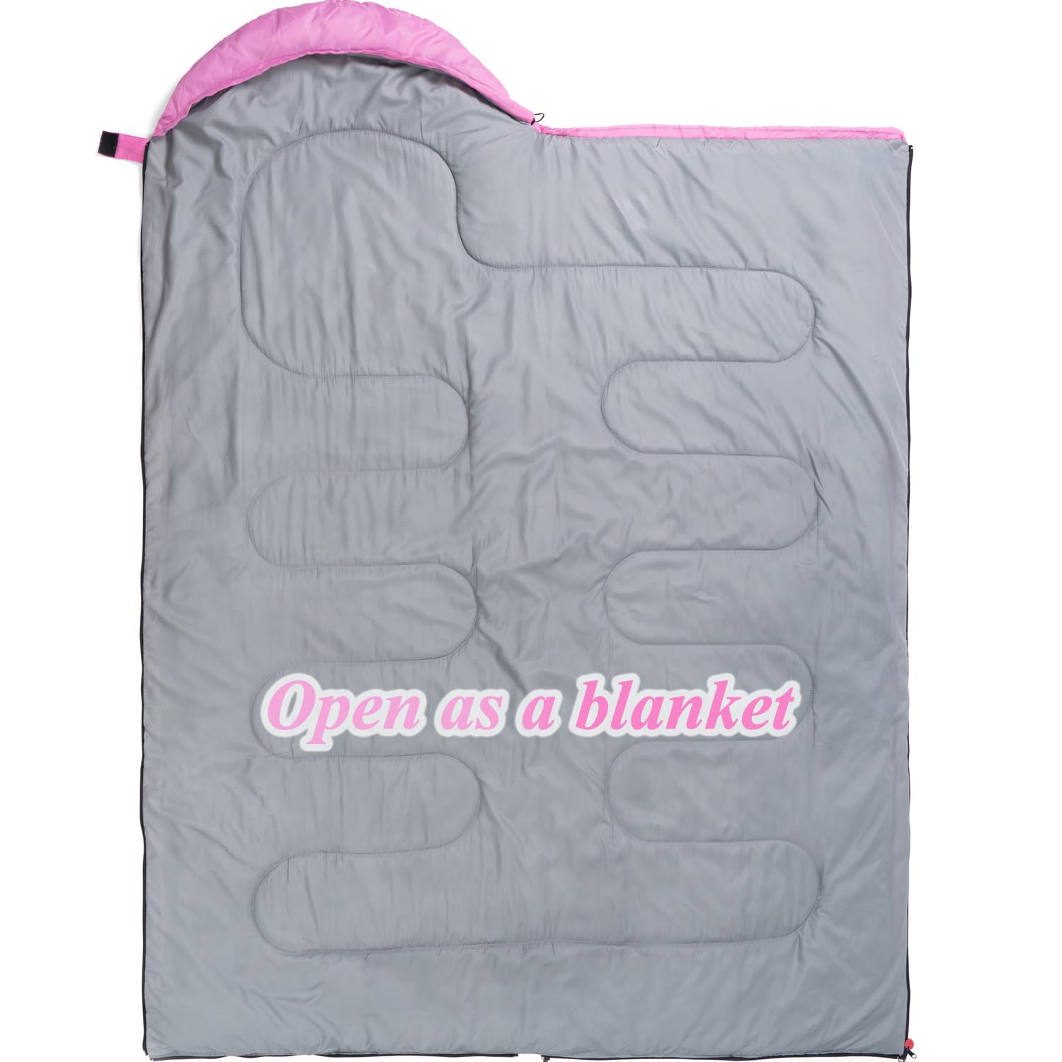 HTMEYBG sleeping bag easy-care design wipes clean after trips