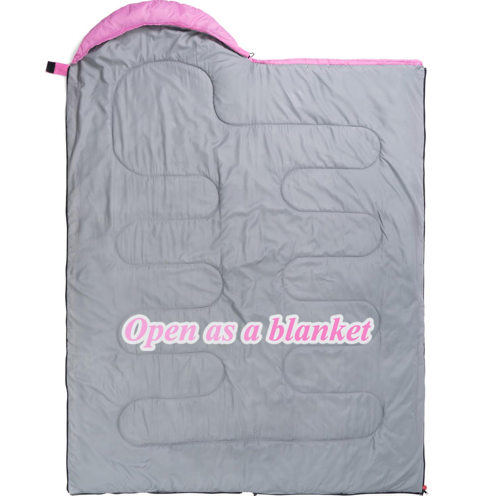 HTMEYBG sleeping bag easy-care design wipes clean after trips