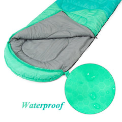 HTMEYBG sleeping bag dimensions offer space for adults and kids.