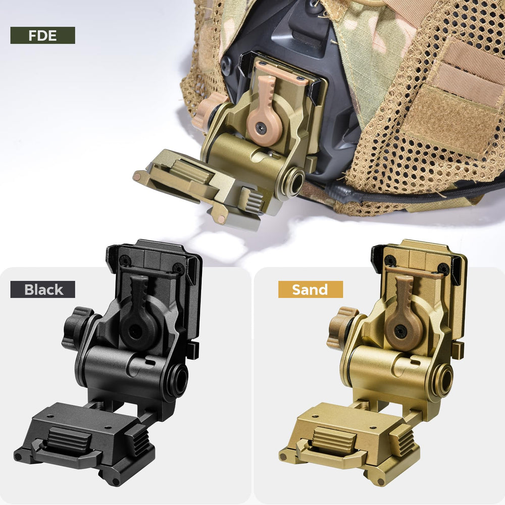 HTPREC NVG Mount field-ready for CS, hunting, and travel.