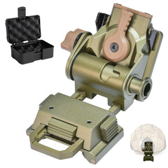 HTPREC NVG Mount sturdy dovetail for stable field use with night vision.