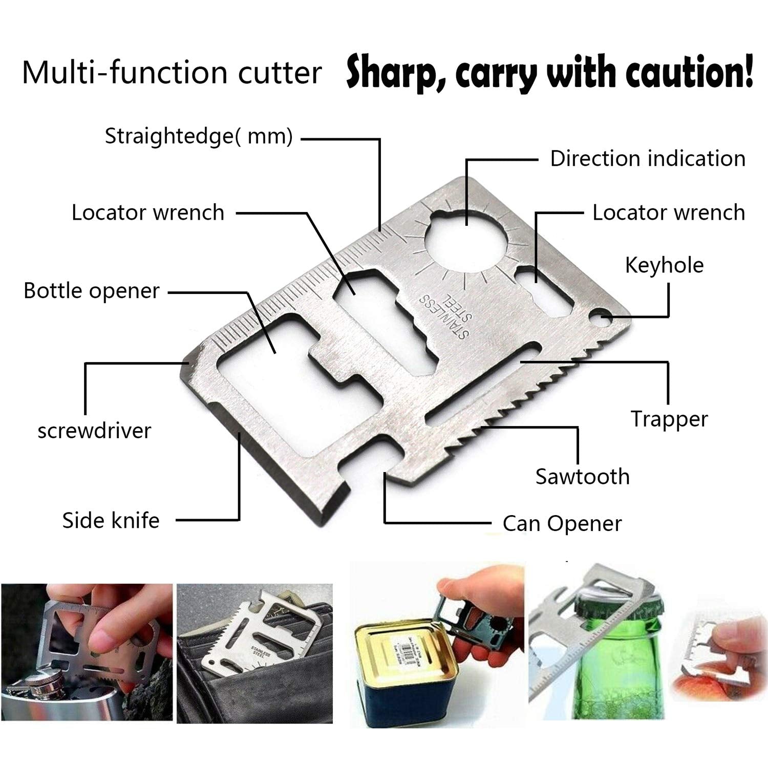 HTTMT Portable foldable survival kit fits in a backpack.