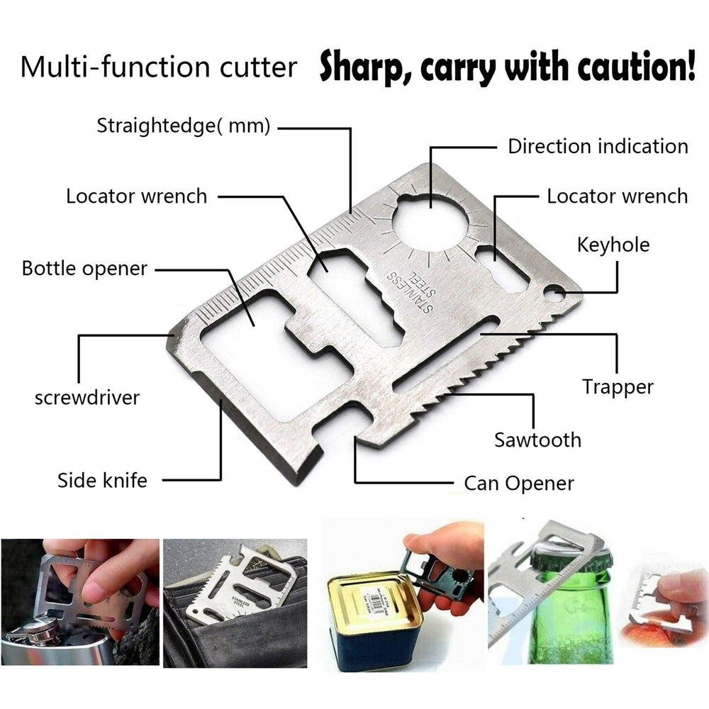 HTTMT Portable foldable survival kit fits in a backpack.